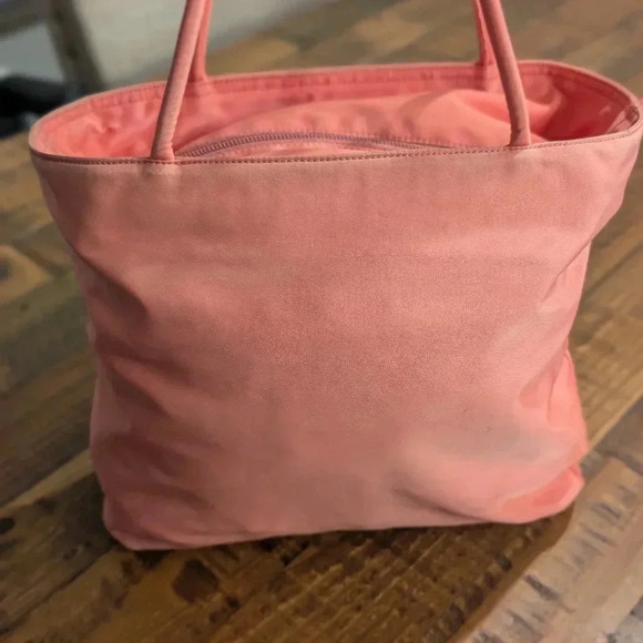Authentic  Prada nylon Tessuto city shoulder tote bag pink - Picture 3 of 15